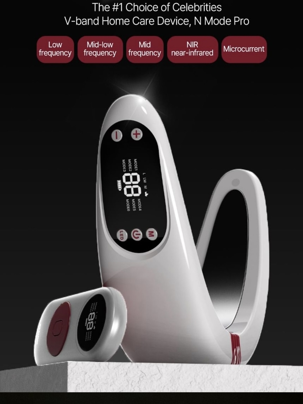 Beaund N Mode Pro V-Band Home Care Device — EMS & LED Therapy